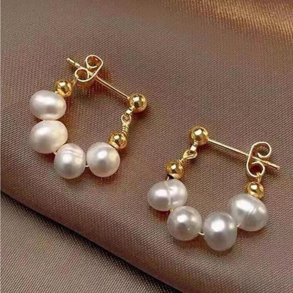 ❗️Last one ❗️❗️Beautiful minimalist earrings - Picture 4 of 4